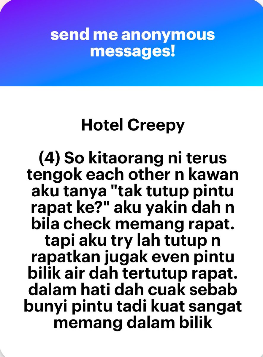 detikseram's tweet photo. Hotel Creepy

Kirimkan cerita seram anda: https://t.co/pjRocMG3au https://t.co/NQ3gpYL4yy