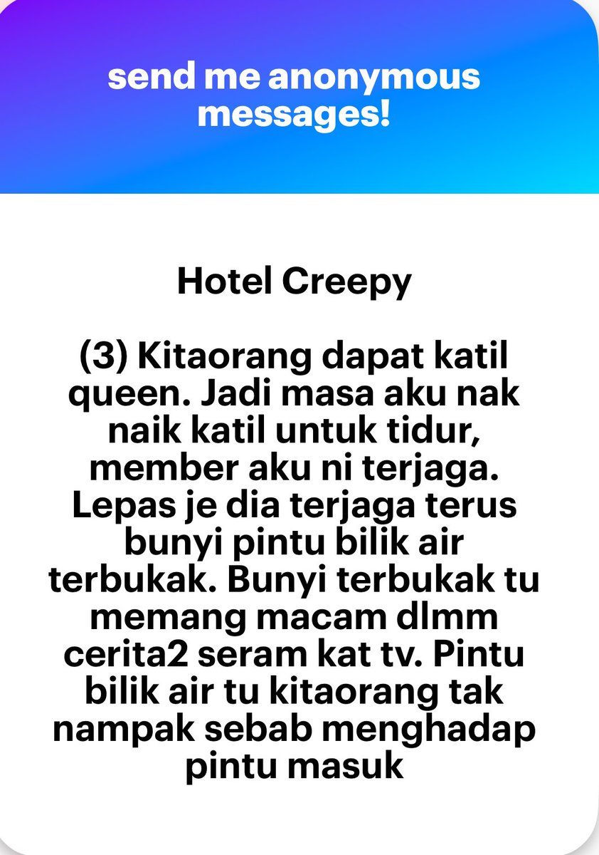 detikseram's tweet photo. Hotel Creepy

Kirimkan cerita seram anda: https://t.co/pjRocMG3au https://t.co/NQ3gpYL4yy