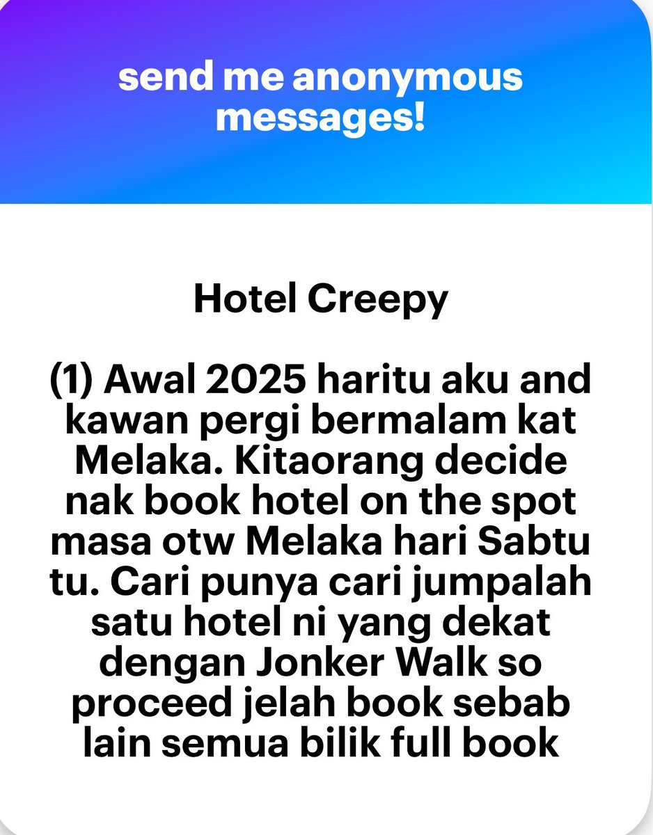 detikseram's tweet photo. Hotel Creepy

Kirimkan cerita seram anda: https://t.co/pjRocMG3au https://t.co/NQ3gpYL4yy