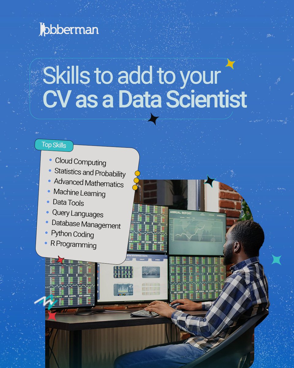 Jobbermandotcom's tweet photo. Want to grab attentions with your CV as a dream Data Scientist?

Recruitment experts recommend these standout keywords to help you stand out in the industry.

#DataScientists #StandOutCV #JobbermanTips #CareerGrowth https://t.co/rRpwgYoTdg