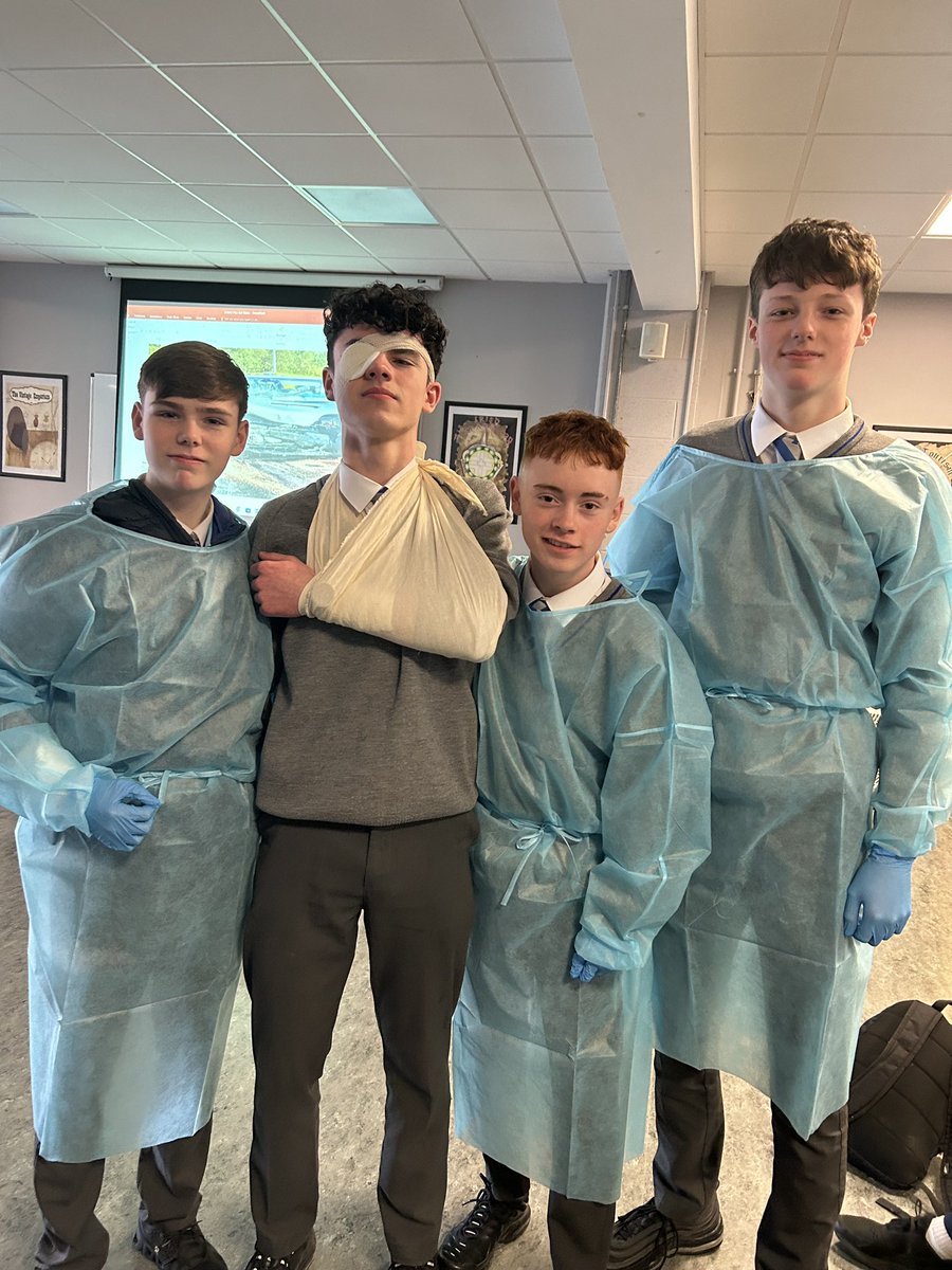 First Aid ⛑️ This Ty group had an experience when learning about CPR and First Aid. Big thanks for all that put this great class together.  <a href="/ERSTIRELAND/">ERST</a>