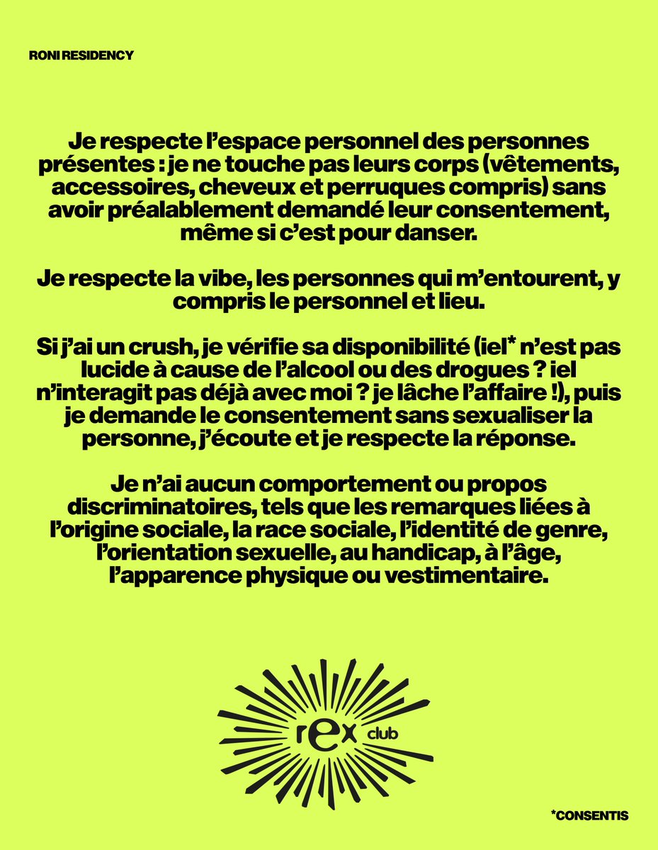 Des valeurs chères à Roni &amp; au #RexClub.