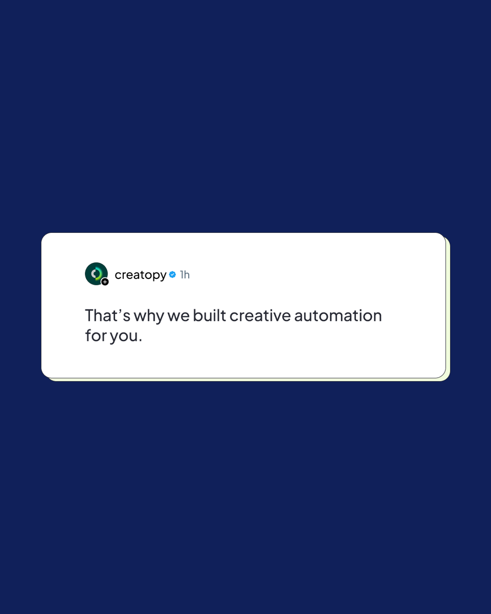 the_brief_ai's tweet photo. true story 😉👇
#creativeautomation #ads #creatopy https://t.co/mEHQ2MWCM4