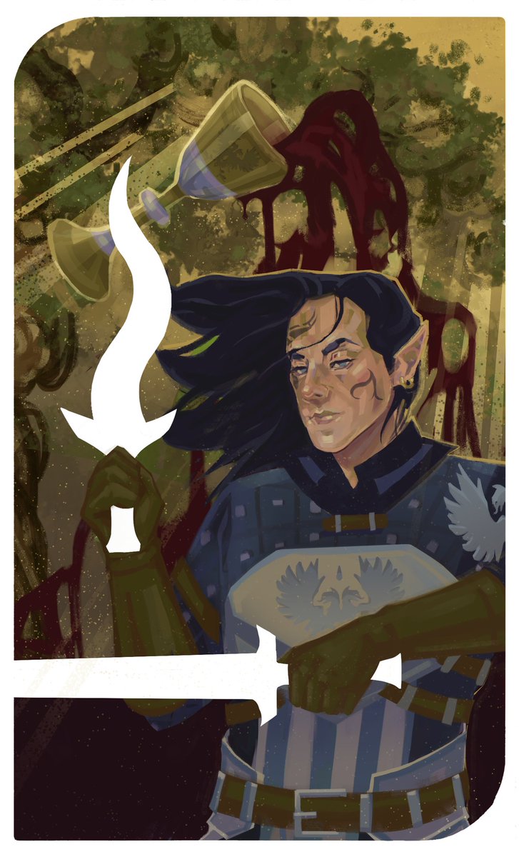 gentlecheese's tweet photo. Darrian Tabris

#art #digitalart #drawing #fanart #dragonage #dragonageorigins #dragonageoc #greywarden #dragonagefanart #dragonagetarot #tarotcard https://t.co/Gj1o2QM0i3