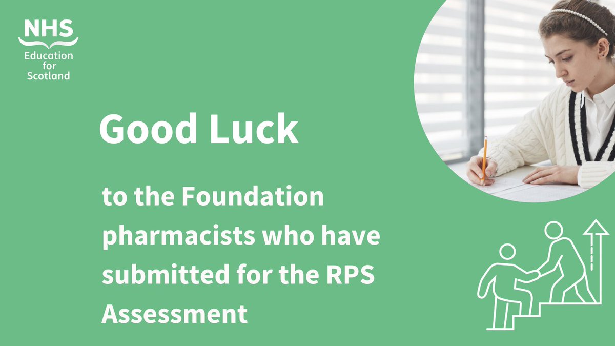 Good luck to the Foundation pharmacists submitting for the RPS assessment!
