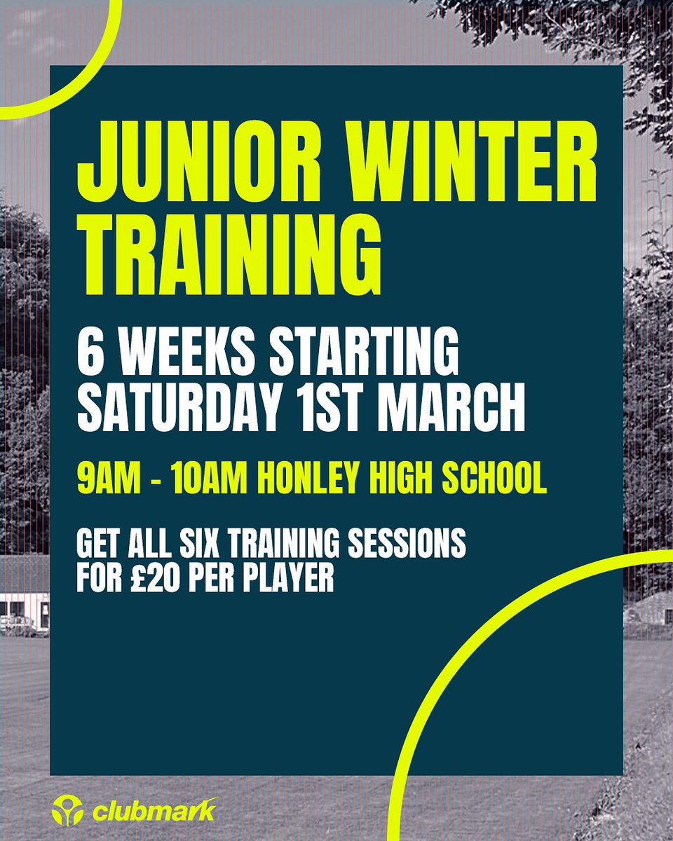 Indoor training for U11, 13, 15 &amp; 17 begins 1st March 9am-10am Honley High for 6 wks.
U9s who are making the step up to U11, we have plans help build their confidence.

Get all 6 sessions for £20 per player. No need to pre-book, just turn up to the first session.
#UTB