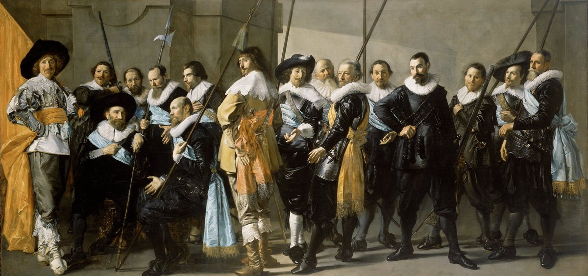 pricasour's tweet photo. The Meagre Company - Frans Hals https://t.co/san9yb8ElC