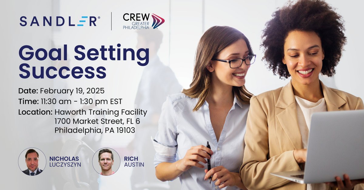 This course offers a roadmap to personal and professional growth. You'll receive the exclusive "5 Secrets for Personal and Professional Growth" white paper, providing valuable insights to accelerate your journey. philadelphia.crewnetwork.org/events/2025/go…

#GreaterWithCREW #GreaterMeansAll