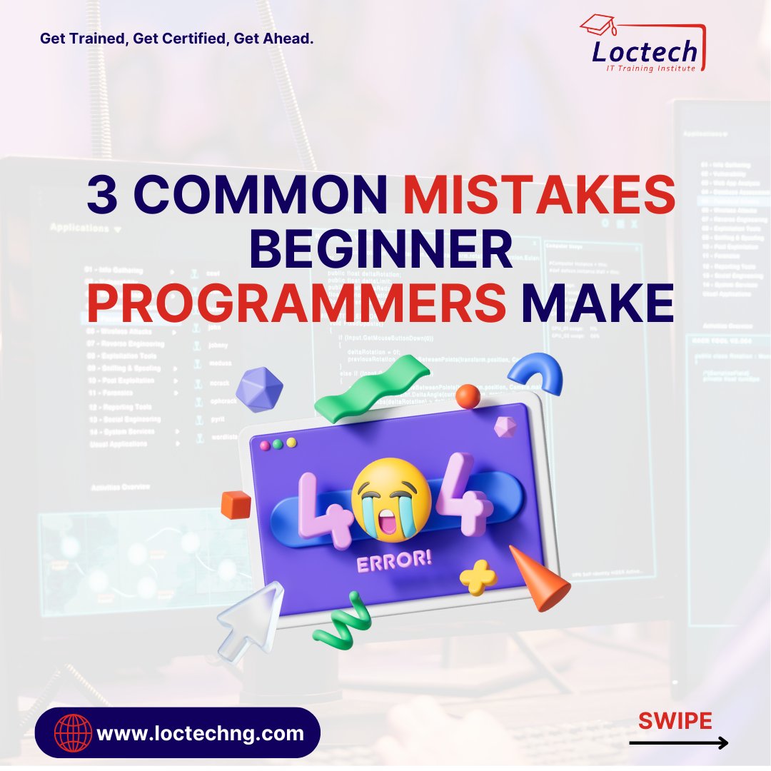 loctechtraining's tweet image. 3 Common Mistakes Programmers Make (And How to Fix Them!)
Are you a programmer looking to improve your coding skills? Here are three common mistakes that many programmers make, along with effective solutions to help you level up your coding game!
#ProgrammingBasics #LearnToCode