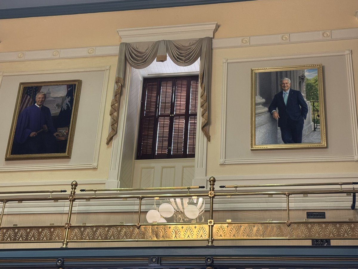 .<a href="/NikkiSetzler/">Nikki Setzler</a>’s portrait is next to <a href="/harveypeeler/">Harvey Peeler</a> and directly across from previous Senate Finance Committee Chairman Hugh Leatherman.