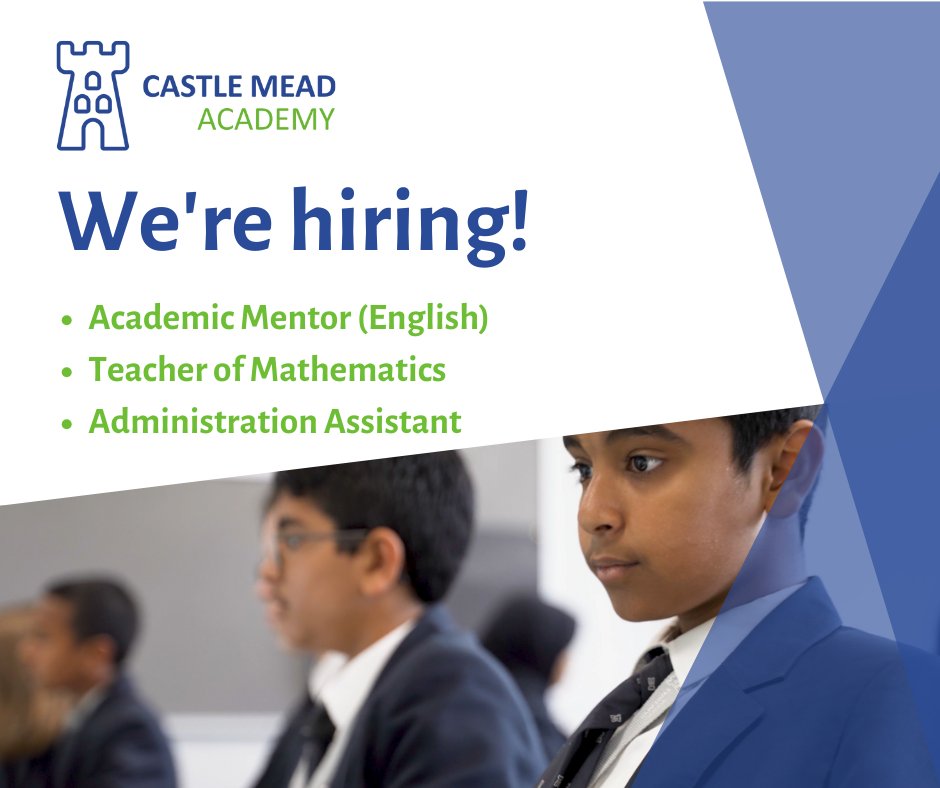 ** JOB VACANCIES **

- Academic Mentor in English (closing date 24/01/2025, 9am)
- Teacher of Mathematics (closing date 06/02/2025, 12pm)
- Administration Assistant (closing date 06/02/2025, 12pm)
All jobs can be found on eTeach here: eteach.com/jobs?empNo=540…

💫💫💫