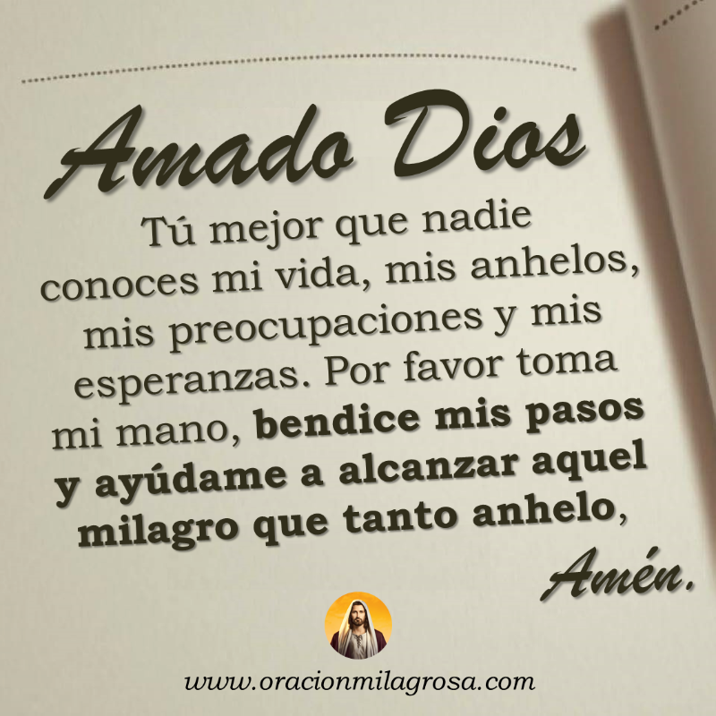oracion_milagro's tweet photo. AMADO DIOS, NECESITO UN MILAGRO EN MI VIDA: Haz esta bella oración para hablar con DIOS, entregarle tu vida, tus sueños, tus necesidades y pídele al Señor que te ayude para que puedas alcanzar aquel milagro que anhela tu corazón.

Haz esta oración en: https://t.co/bYSVffSjrA ✨