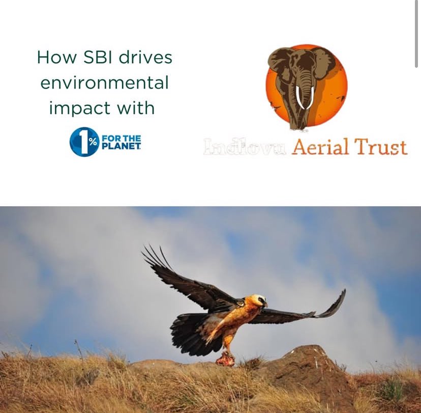 ScienceBasedIng's tweet image. With 1% for the Planet Science Based Ingredients (SBI) is supporting Indlovu Aerial Trust. Indlovu Aerial Trust is a registered South African non-profit organization focusing on conservation and eco-commerce projects.