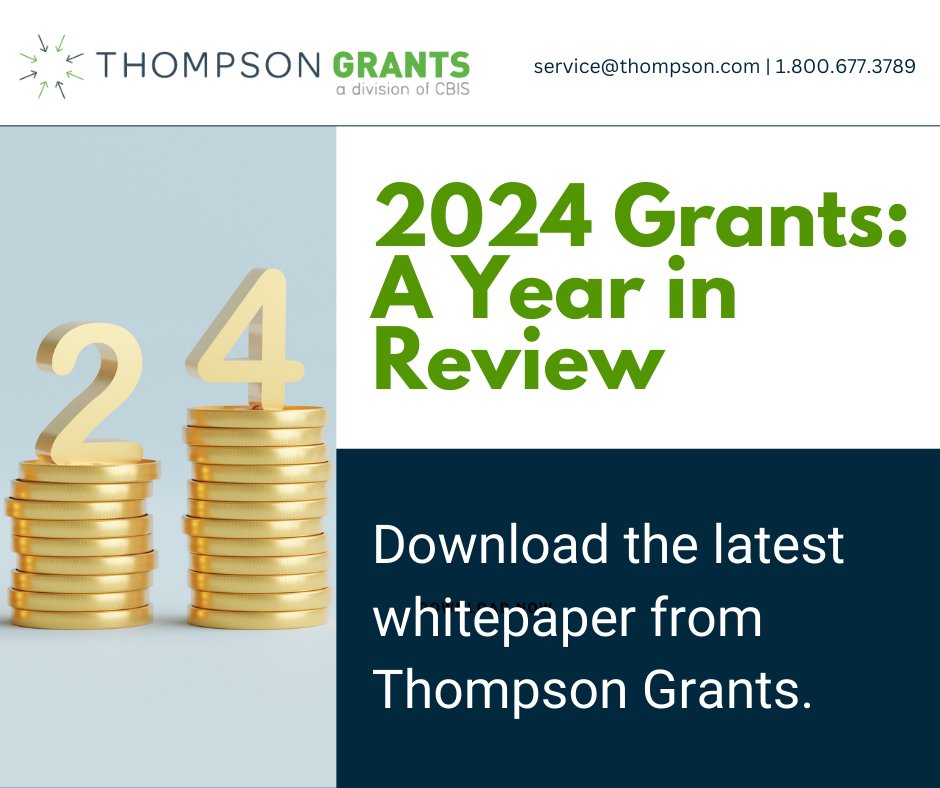 Dive into the latest whitepaper from Thompson Grants for a breakdown of last year’s top 10 developments and a preview of what 2025 has in store. Download now: thompsongrants.com/free-resource/… #federalgrants #whitepaper #compliance #grantmanagement