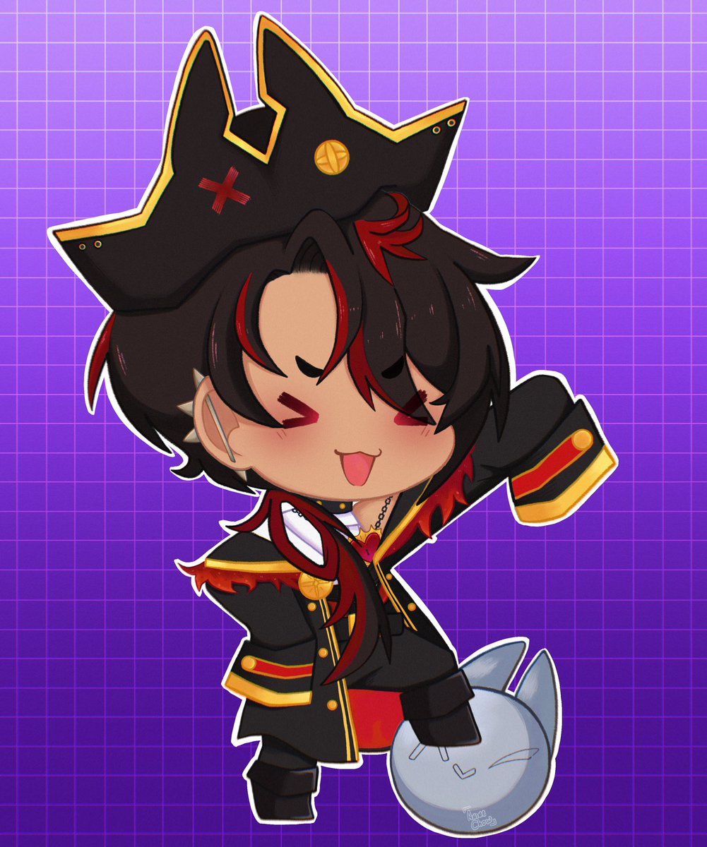 Here’s a cute lil chibi kuro for your worries!! ❤️‍🩹

#K9Fanart  #K9KURO