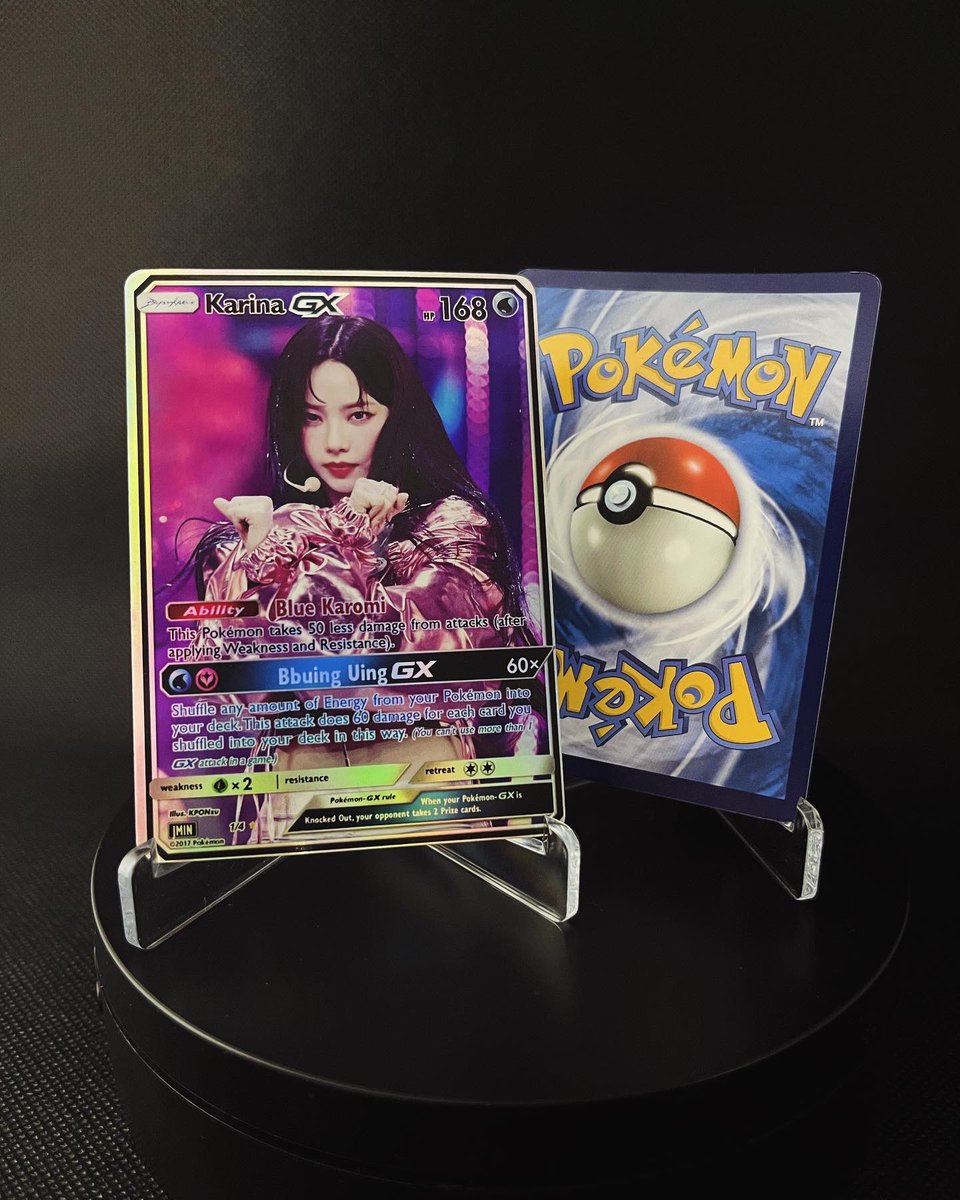 kponzu_'s tweet photo. Made pokemon inspired photocards for Karina from Aespa for the Supernova era! ‧₊˚ ☁️⋅♡𓂃 ࣪ ִֶָ☾.

-
⭐️
#karina #aespakarina  #aespapc #aespacustom #aespa #wtskarina #aespakarina #karinawts #karinaaespa https://t.co/5MfYbfQ5mC