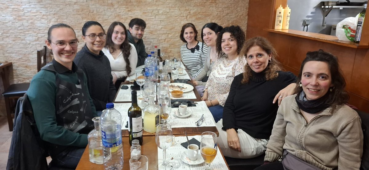 Group lunch today to say goodbye to our Erasmus's student Jakob🎉🫂 It has been a pleasure to work together, we wish you the best✨🥰