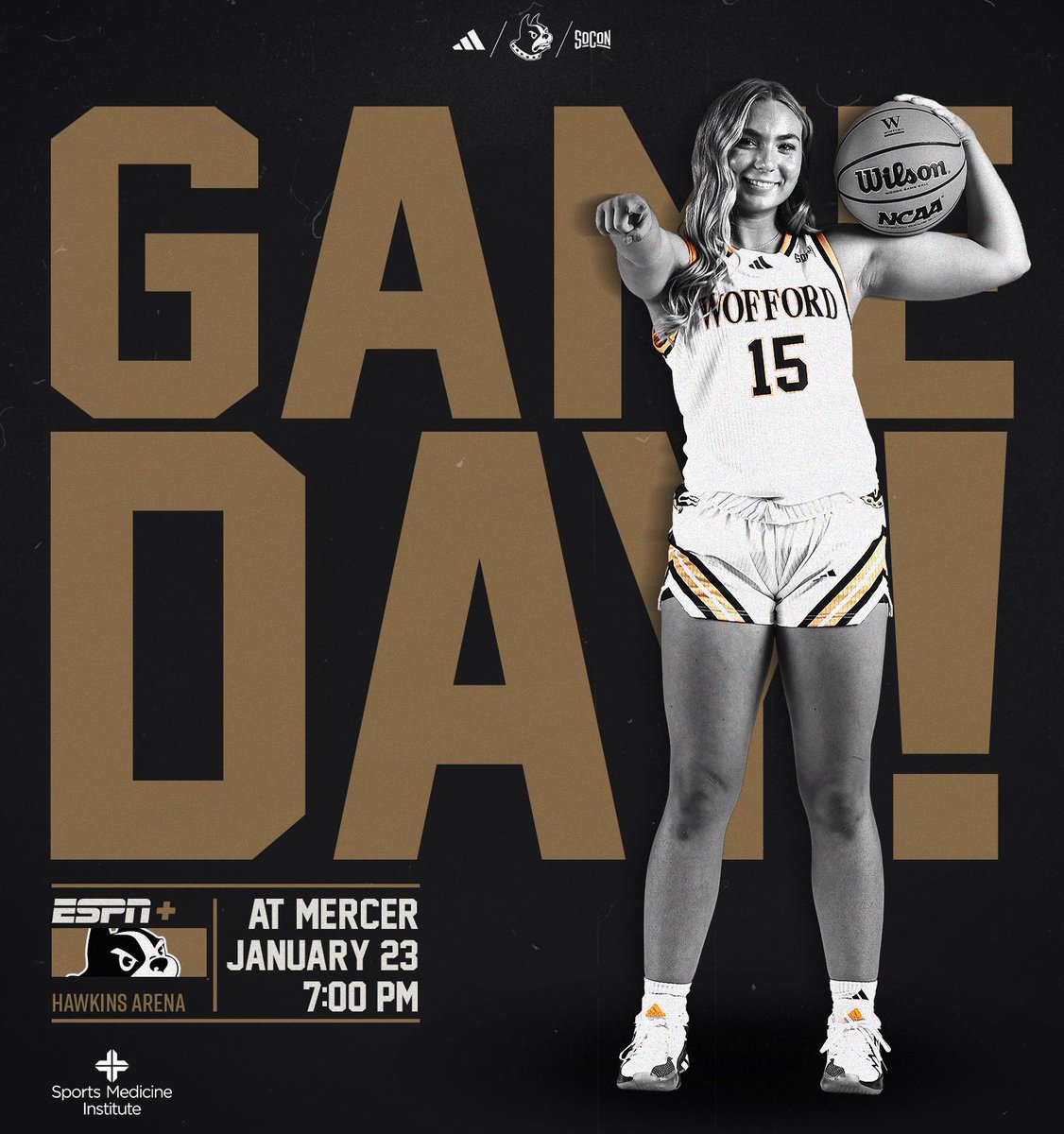 Wofford_WBB's tweet photo. Matching up against Mercer tonight! 

#ConquerAndPrevail https://t.co/lR8MHV0yql