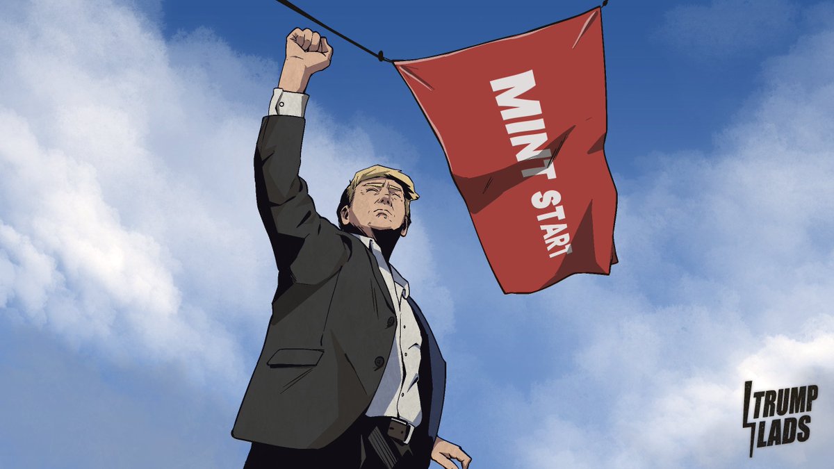 Trump It!  Mint phase OG Start now! 

Proudly present our Official mint link : 
launchmynft.io/sol/13648 

Only 1959 total!
Dropped $SOL to 5x TrumpLads NFT