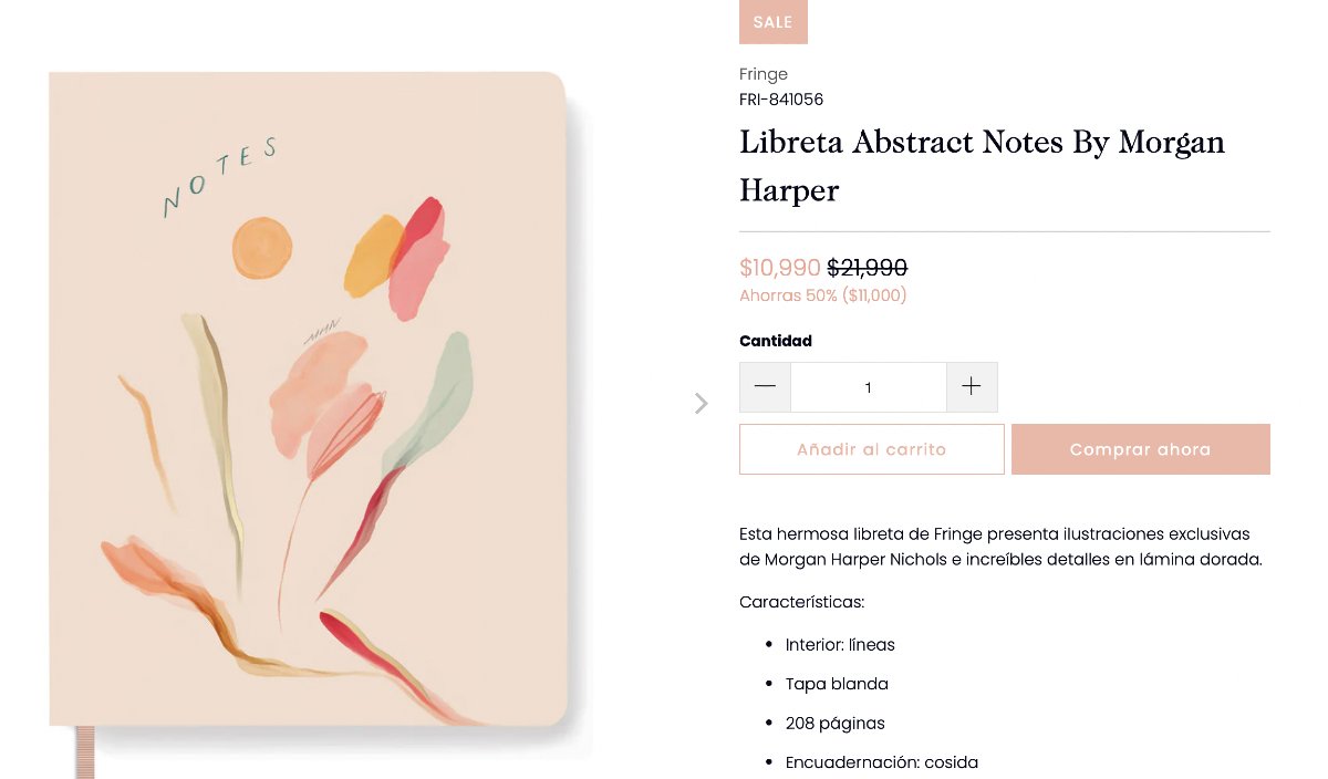 DescuentosRata's tweet photo. 📓 Libreta By Morgan Harper está a $10.990 en La Papelaria.

🔗 https://t.co/mbRqXEkNwF https://t.co/lhZmnBvCrT