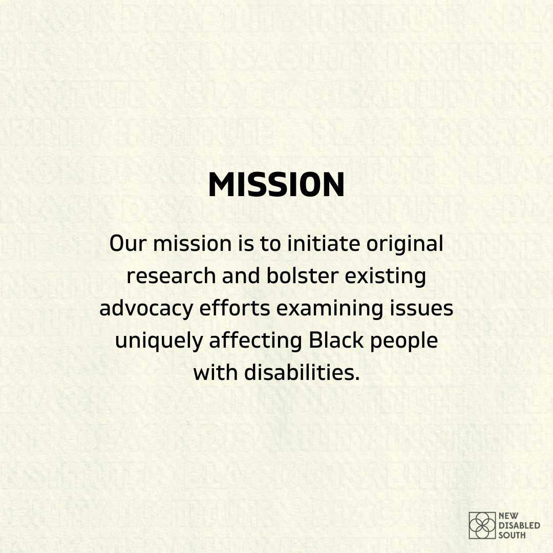 DisabledSouth's tweet photo. In this moment, it’s more important than ever that we center Southern Black disabled folks in all aspects of our work, and BDI helps us expand that in a new way. We'll have more exciting updates to share on BDI soon! https://t.co/RvilM23C4E