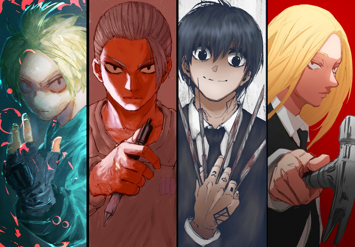 Sakamoto Days
Collab coloring! Thank you all for participating.
Shin by: <a href="/LifelessSaibot/">Saibot</a> 
Sakamoto by: <a href="/Exly___/">Ely</a> 
Nagumo by: <a href="/Kiryusbf200/">Stefan</a> 
Shishiba by me