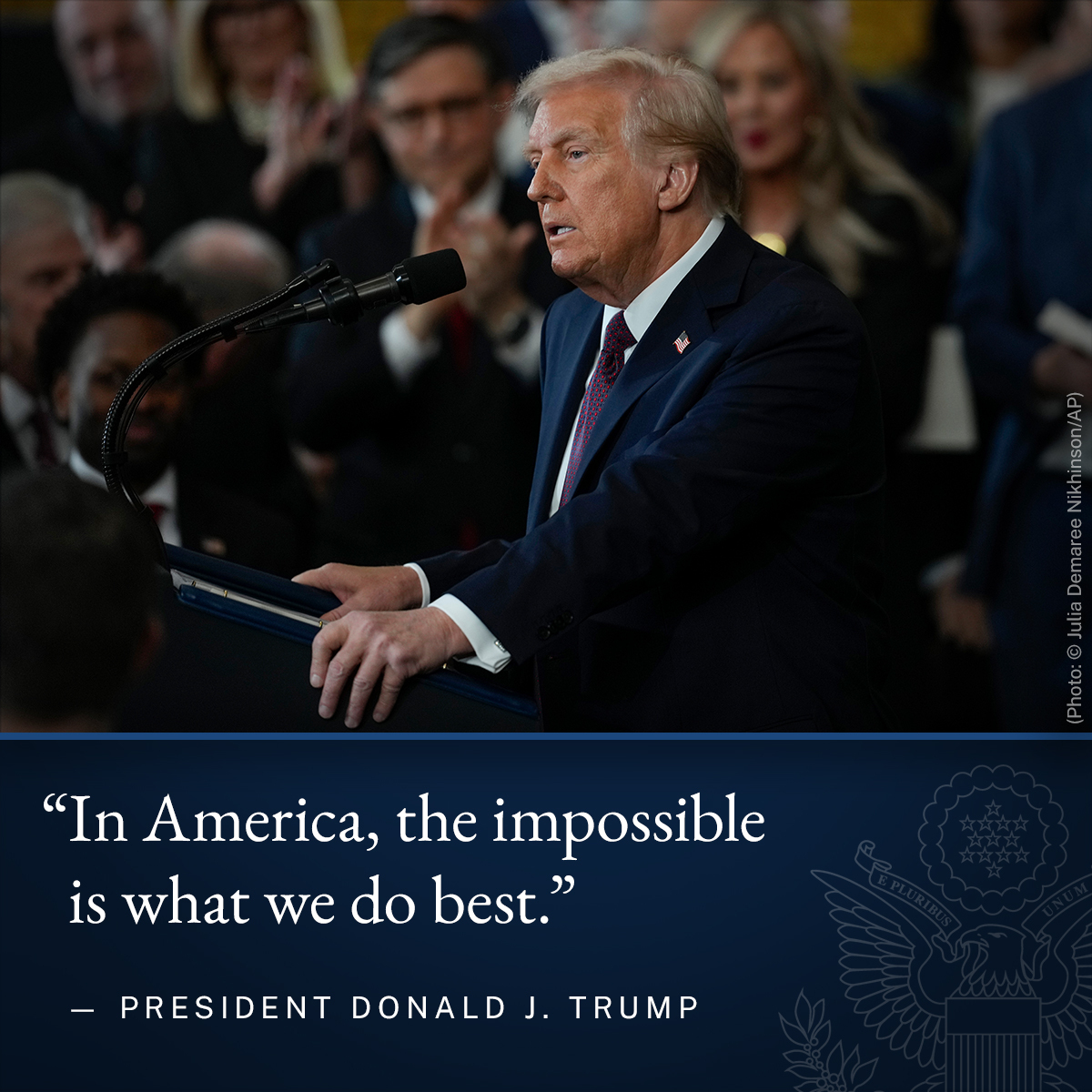 In America, the impossible is what we do best.