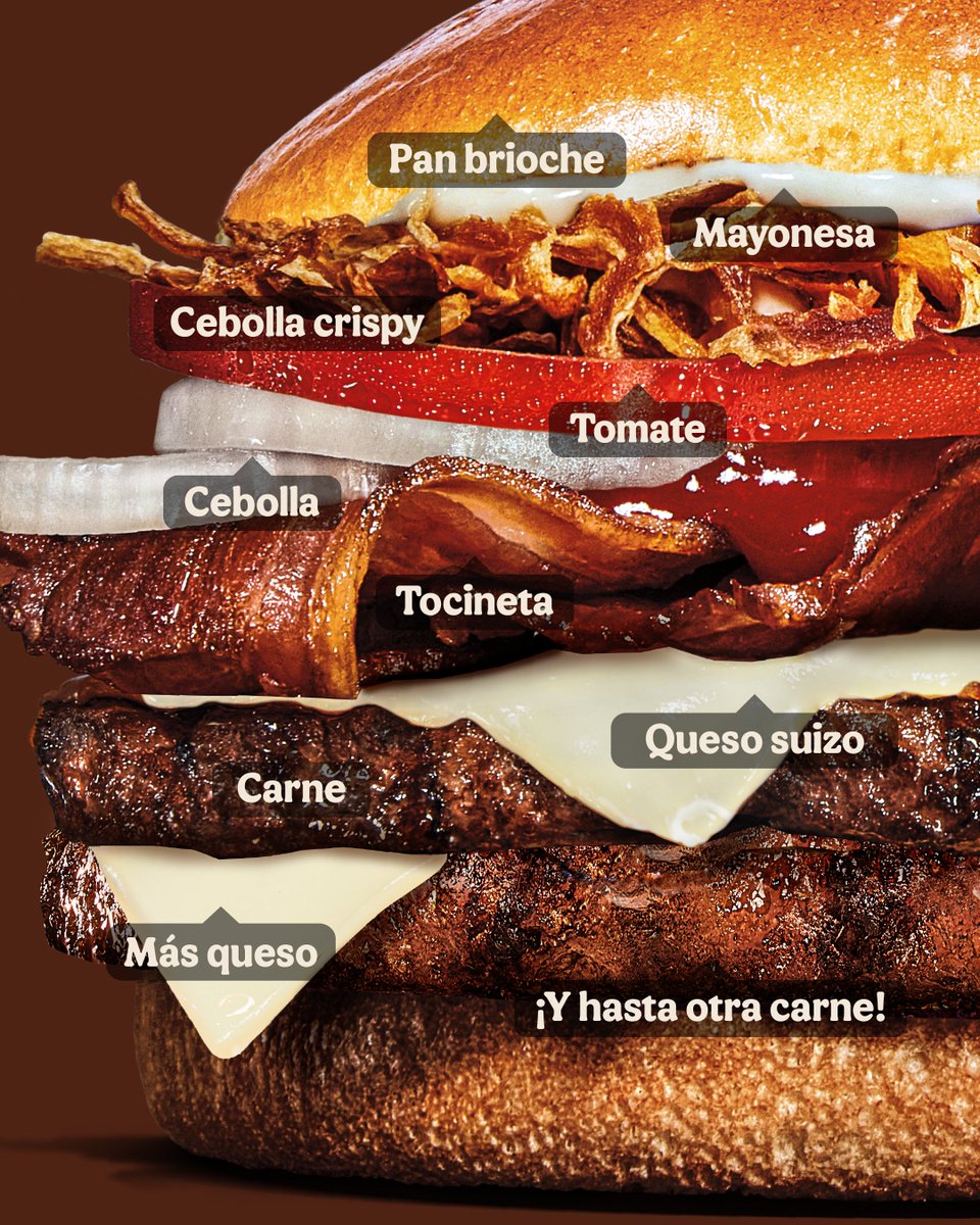 BurgerKingCol's tweet image. Porque al ver nuestra Doble Suiza King es inevitable no decir ufff. 🔥

Con ingredientes que la hacen ser doblemente deliciosa. 🍔

Disponible en todos nuestros restaurantes a nivel nacional. 

#quesosuizo  #hamburguesas  #Ufff