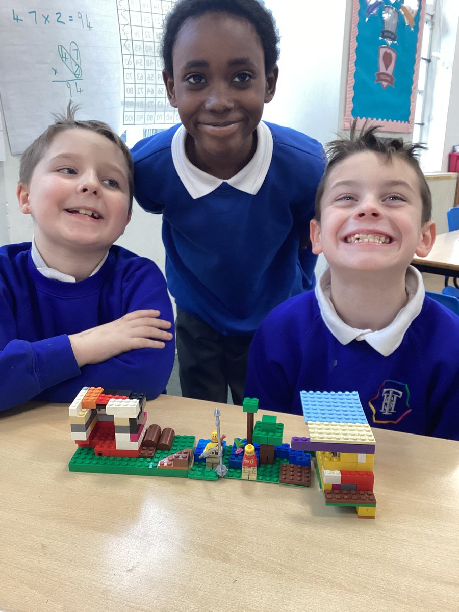 TH_Year4's tweet photo. Our finished Anglo Saxon settlements! The children are very pleased with their final products! #THCREW https://t.co/vUMyuZB1CK