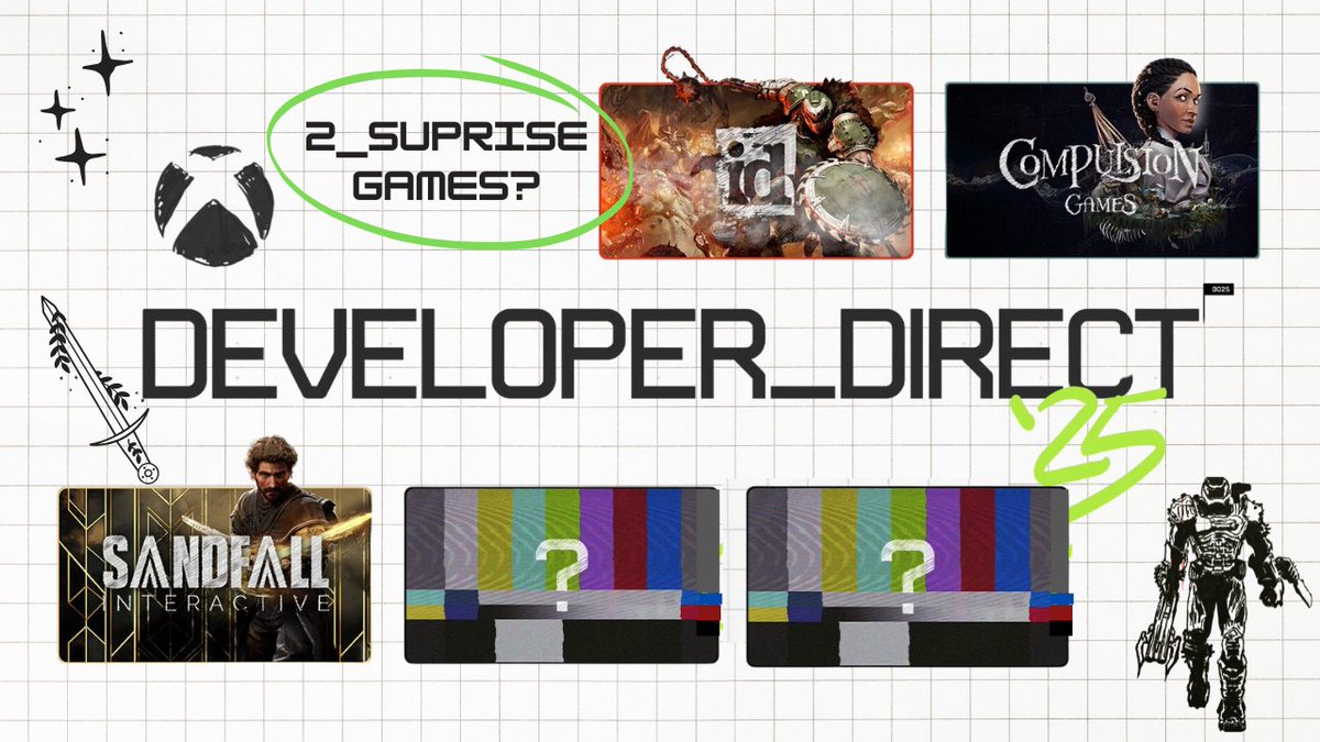 MrboomstickXL's tweet photo. HEY @Xbox NATION! The #XboxDeveloperDirect is happening TODAY at 1pm &amp; #DoubleBarrelGaming has YOU covered with a HUGE panel that includes @UmbraInfinite @TheCorkenstein @Crispybomb #HargeetChanni &amp; the return of the @TheWelshGamer93!
https://t.co/dQy1pbQhtZ https://t.co/bpsZy5azVj