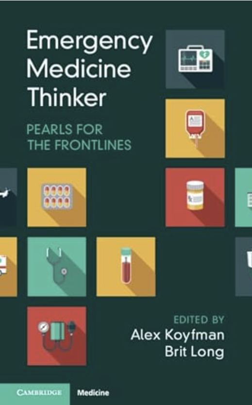 Michael Weinstock (@embouncebacks) on Twitter photo Honored to be a chapter author in a book by two of the greats <a href="/EMHighAK/">Alex Koyfman</a> <a href="/long_brit/">Brit Long</a> <a href="/MikePallaci/">Mike Pallaci🇺🇸🇮🇹🇮🇱🇺🇦</a> <a href="/OhioACEP/">Ohio ACEP</a> <a href="/OhioStateEMRes/">Ohio State Emergency Medicine Residency</a> <a href="/TheJUCM/">JUCM: Journal of Urgent Care Medicine</a> <a href="/TheUC_College/">College of Urgent Care Medicine</a>
How do we make decisions in EM? Read on! amazon.com/dp/1009379917?… Honored to be a chapter author in a book by two of the greats <a href="/EMHighAK/">Alex Koyfman</a> <a href="/long_brit/">Brit Long</a> <a href="/MikePallaci/">Mike Pallaci🇺🇸🇮🇹🇮🇱🇺🇦</a> <a href="/OhioACEP/">Ohio ACEP</a> <a href="/OhioStateEMRes/">Ohio State Emergency Medicine Residency</a> <a href="/TheJUCM/">JUCM: Journal of Urgent Care Medicine</a> <a href="/TheUC_College/">College of Urgent Care Medicine</a>
How do we make decisions in EM? Read on! amazon.com/dp/1009379917?…