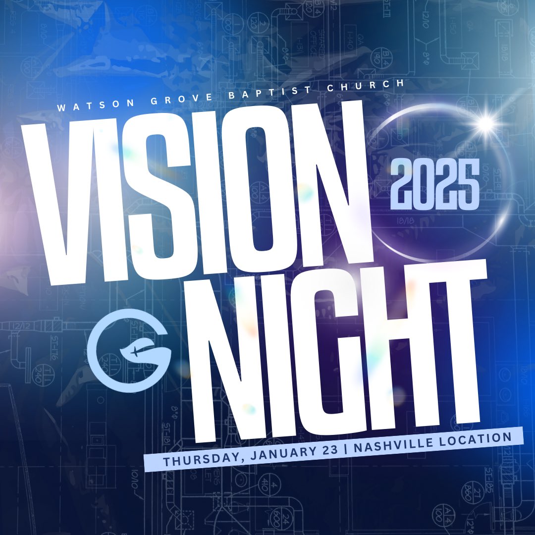 Watson Grove Church (@thegrovenash) on Twitter photo Calling all Partners of The Grove! Join us tonight at our Nashville campus at 7PM for Vision Night, in-person only. We’ll review what God did in 2024; and Pastor Faison will share the vision for 2025. It is the Year of Opportunity. Let’s go get all that God has!
#Opportunity2025 Calling all Partners of The Grove! Join us tonight at our Nashville campus at 7PM for Vision Night, in-person only. We’ll review what God did in 2024; and Pastor Faison will share the vision for 2025. It is the Year of Opportunity. Let’s go get all that God has!
#Opportunity2025
