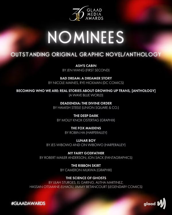 JesnCin's tweet photo. LUNAR BOY IS NOMINATED FOR THE GLAAD AWARDS!! https://t.co/0x5HGJRwXx