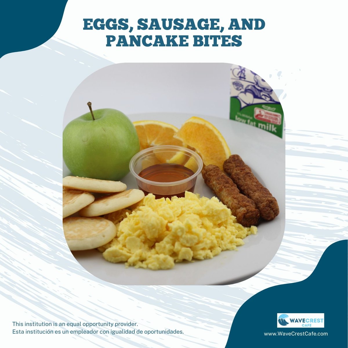Join us for breakfast! 

School breakfasts have been linked to better academic performance. That's because full bellies fuel our bodies and brains and help kids stay focused. 

Check our breakfast menu and join us today and every day. 

wavecrestcafe.com/menu/ 

#schoolnutriti...