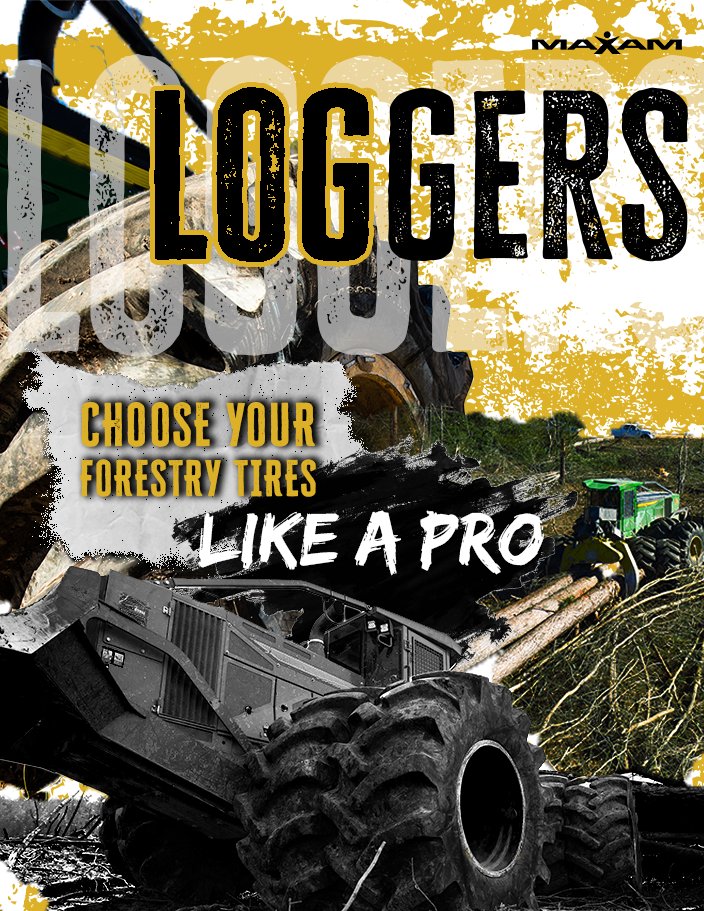 MaxamTire's tweet image. Loggers, we get your challenges, and you need the most heavy-duty forestry tires for the challenging terrains. In this article, we share 5 things to look for when selecting the best forestry tires for your #logging operation. bit.ly/3Ceduo6 #logginglife #loggers