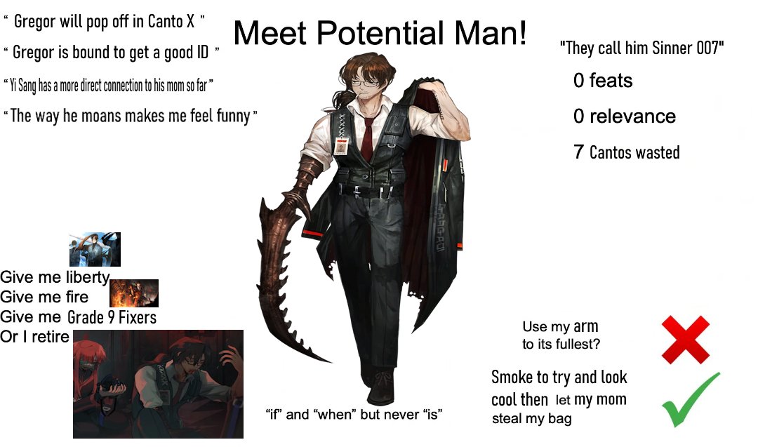 MetiNTBG's tweet image. Gregor: Hey Hohenheim I'm not in your rankings, what's up with that?

Hohenheim: *hands him this*