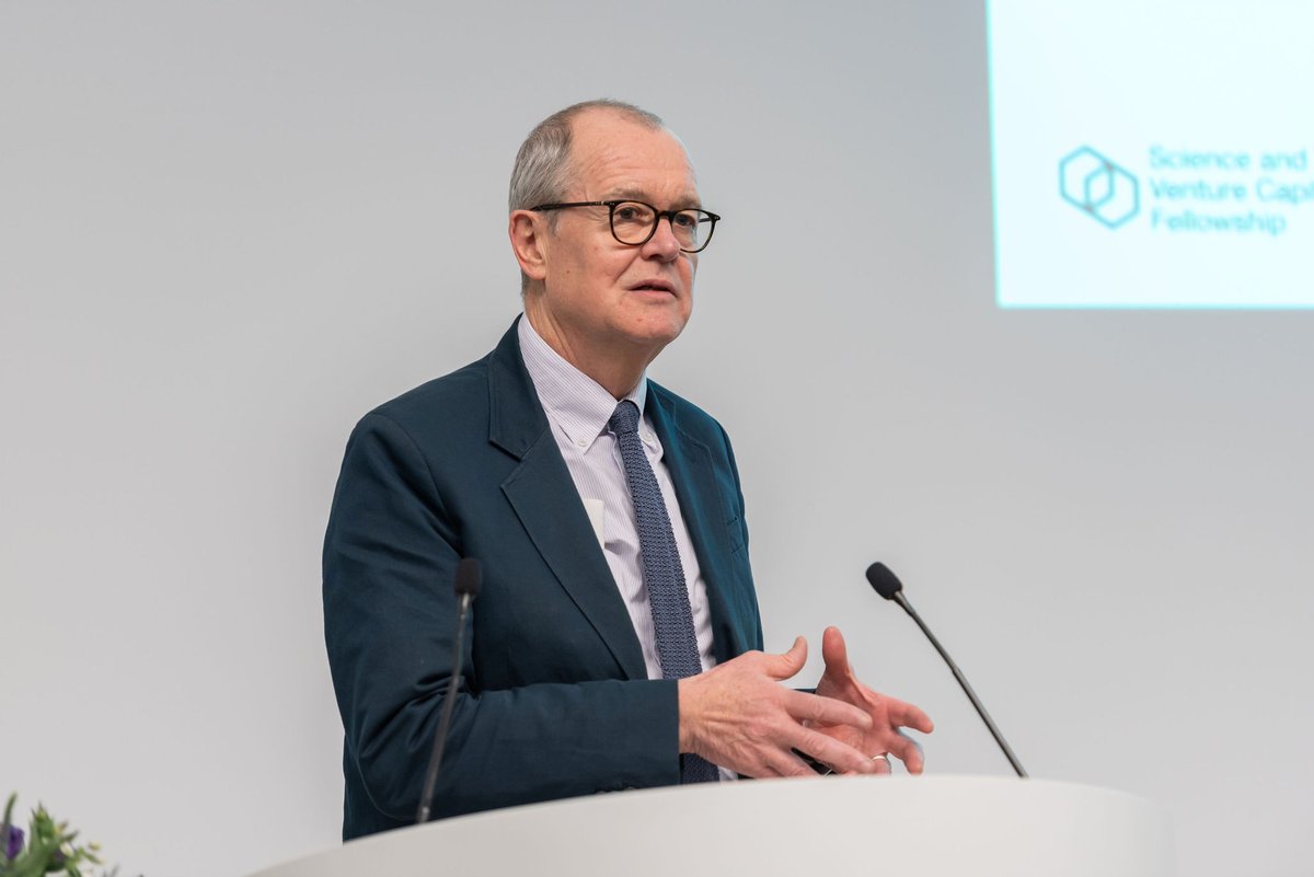SciTechgovuk's tweet photo. “Together with @imperialcollege and @RAEngNews we are delivering a fellowship that will make more investors aware of the formidable potential of the UK’s deep tech and life science sectors."
 
Lord Vallance launches a new Venture Capital Fellowship at @RAEngNews HQ 👇 https://t.co/6JdXi2c4ZF