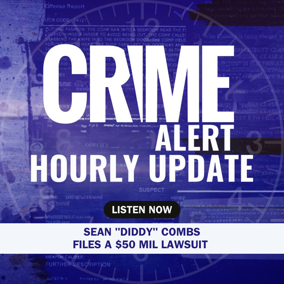 NancyGrace's tweet photo. Sean "#Diddy" Combs faces a new lawsuit, but this time, he claims to be the victim. Listen to #CrimeAlertHourlyUpdate: https://t.co/RtJdzlEIZN https://t.co/RvOKVrvTQC