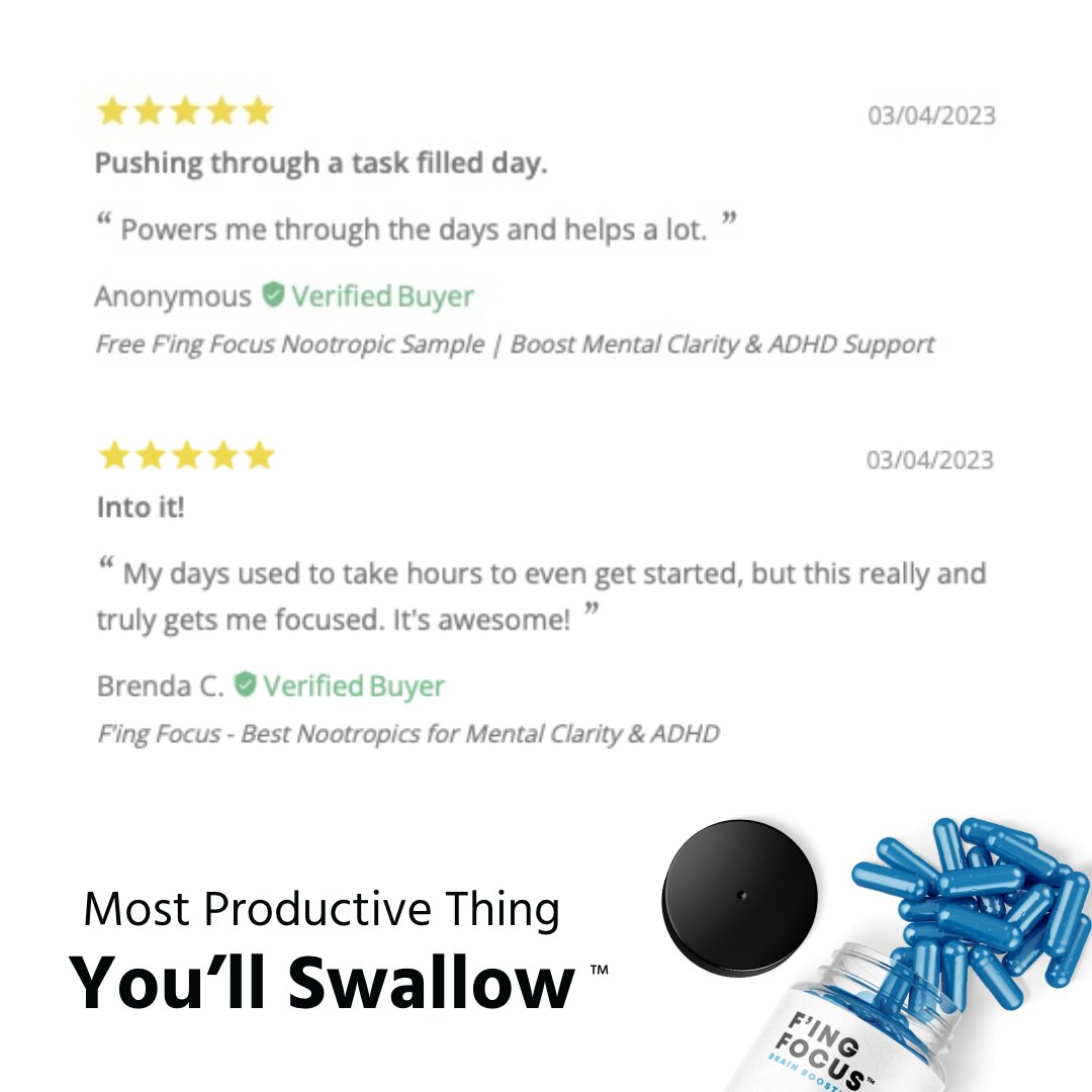 F'ing Focus Brain Boosting Supplement tweet media