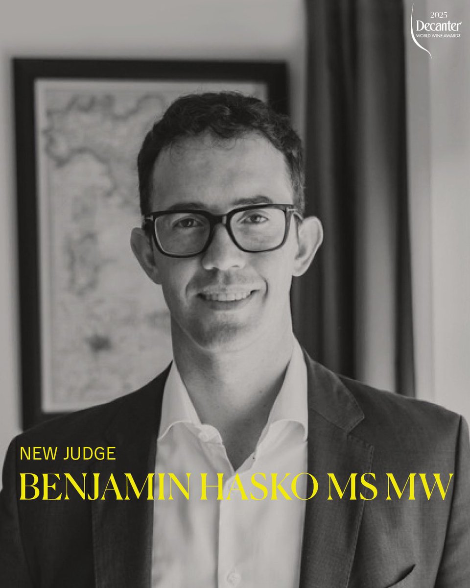 We’re thrilled to welcome Benjamin Hasko MS MW to DWWA 2025 judging! Completing the MS exam in 2016 and later earning the esteemed MW title, Hasko is a true wine powerhouse 🍷

Follow the link to to learn more... decanter-awards.visitlink.me/zpnqgr