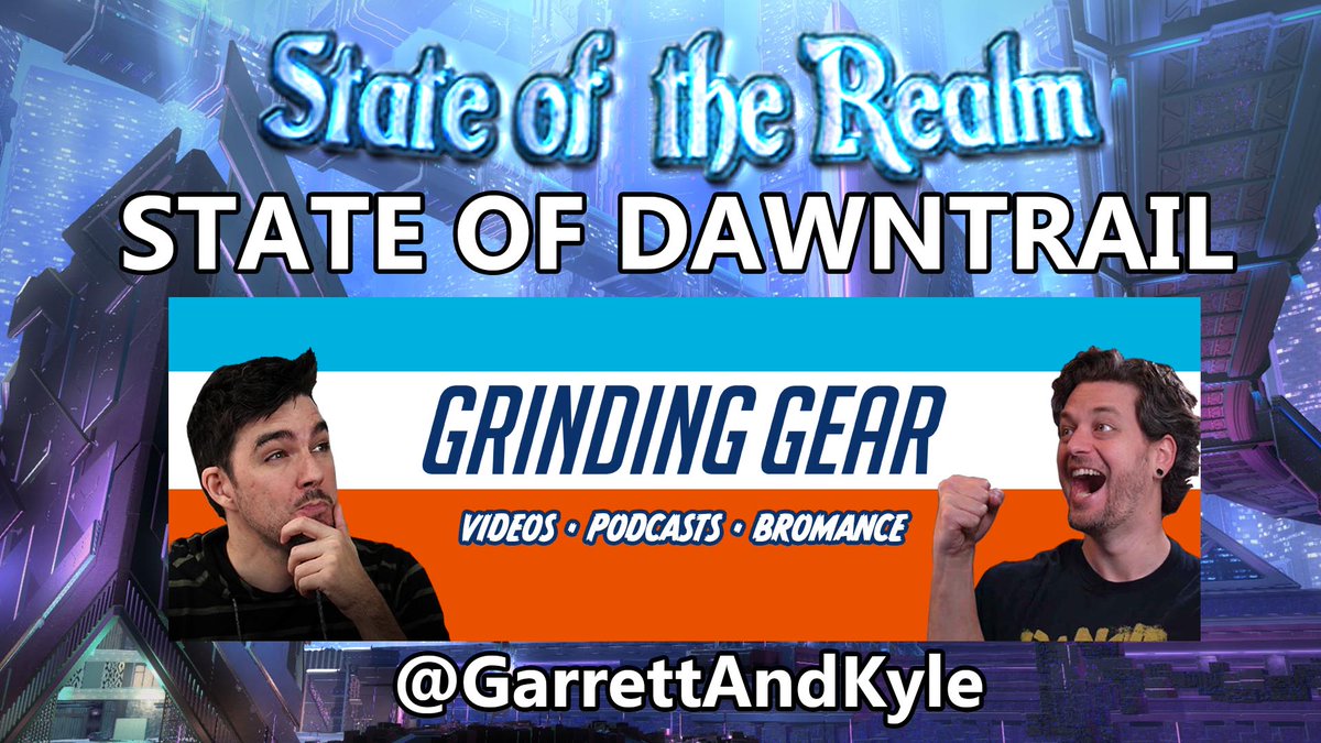 Mrhappy1227 (@mrhappy1227) on Twitter photo Today at Noon PST the gentlemen from Grinding Gear on YouTube will be joining <a href="/SlyAKAgreyfox/">SlyAKAgreyfox</a> and I on State of the Realm!
<a href="/GarrettAndKyle/">Garrett & Kyle</a> will be discussing their journey through Eorzea and their take on Dawntrail as it stands!
twitch.tv/mrhappy1227 Today at Noon PST the gentlemen from Grinding Gear on YouTube will be joining <a href="/SlyAKAgreyfox/">SlyAKAgreyfox</a> and I on State of the Realm!
<a href="/GarrettAndKyle/">Garrett & Kyle</a> will be discussing their journey through Eorzea and their take on Dawntrail as it stands!
twitch.tv/mrhappy1227
