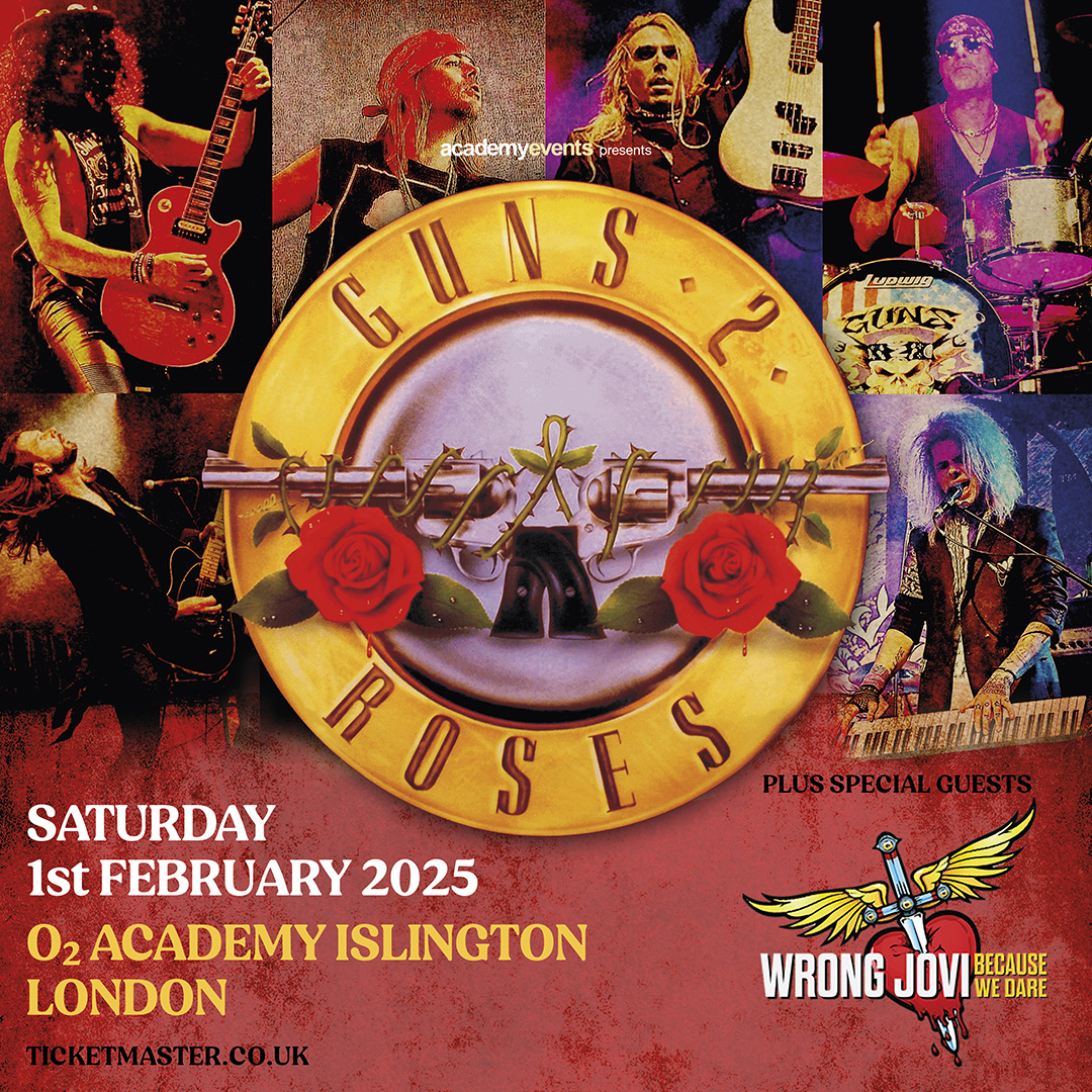 O2 Academy Islington (@o2academyisl) on Twitter photo .<a href="/Guns2RosesUk/">GUNS 2 ROSES - THE GUNS N ROSES TRIBUTE</a> are the only tribute band of Guns N Roses to be approved by Axl’s Axe Warriors. 🎸🤘
They'll be joined by <a href="/WrongJovi/">Wrong Jovi</a> here on Sat 01 Feb.
Grab tickets now - amg-venues.com/fppz50UL4qk .<a href="/Guns2RosesUk/">GUNS 2 ROSES - THE GUNS N ROSES TRIBUTE</a> are the only tribute band of Guns N Roses to be approved by Axl’s Axe Warriors. 🎸🤘
They'll be joined by <a href="/WrongJovi/">Wrong Jovi</a> here on Sat 01 Feb.
Grab tickets now - amg-venues.com/fppz50UL4qk