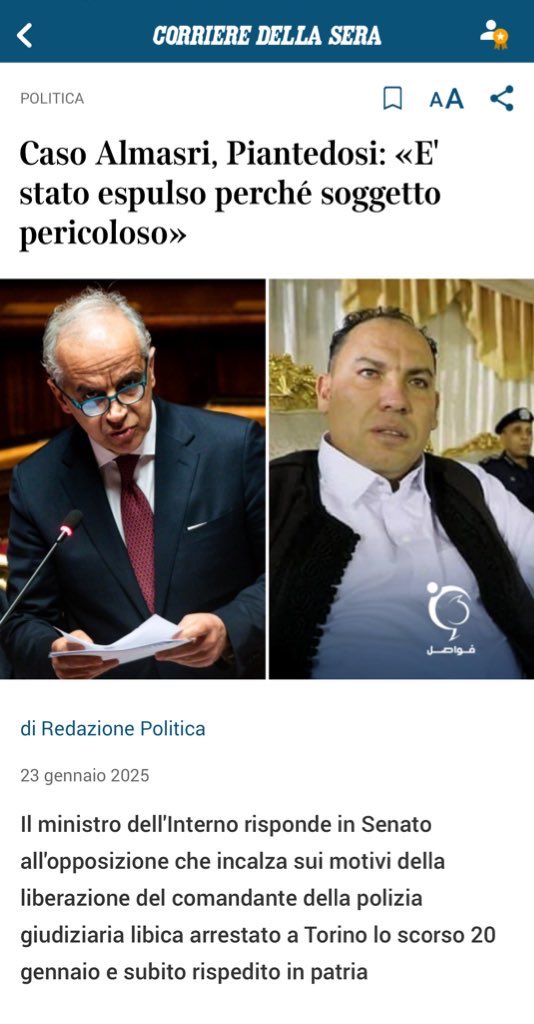 mariannaaprile's tweet photo. I soggetti pericolosi non si arrestano e non si processano. Chiaro?
#Piantedosi https://t.co/opmJVyT34V