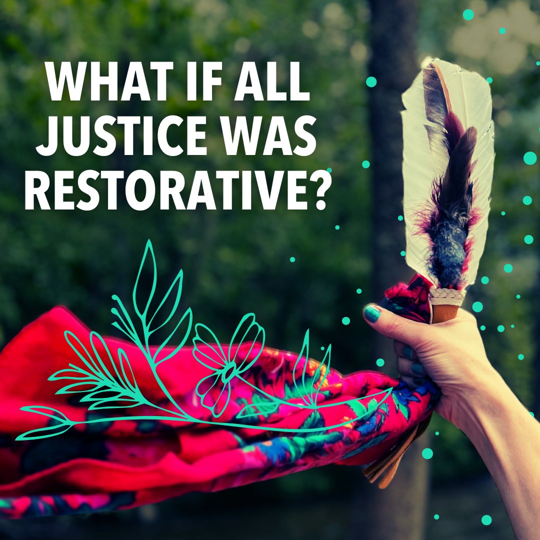 IndianAffairs's tweet image. What if all justice was restorative?
#NativeJustice #RestorativeJustice #CulturalSovereignty