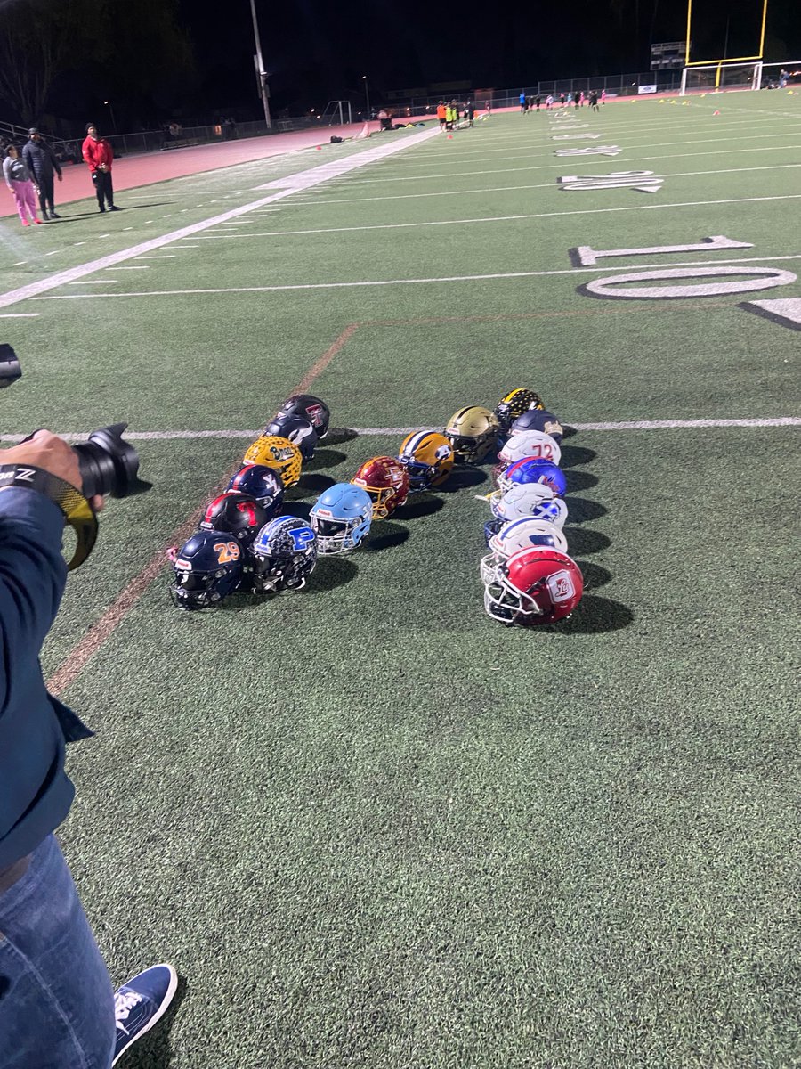 Mission Viejo HS Horizontal Jumpers (@usacombine) on Twitter photo OC North All Star Practice last night. Helmets representing most of the Schools on the North Roster were layed down in the Shape of an N <a href="/ocvarsityguy/">Dan Albano</a> <a href="/SteveFryer/">Steve Fryer</a> of OC North All Star Practice last night. Helmets representing most of the Schools on the North Roster were layed down in the Shape of an N <a href="/ocvarsityguy/">Dan Albano</a> <a href="/SteveFryer/">Steve Fryer</a> of