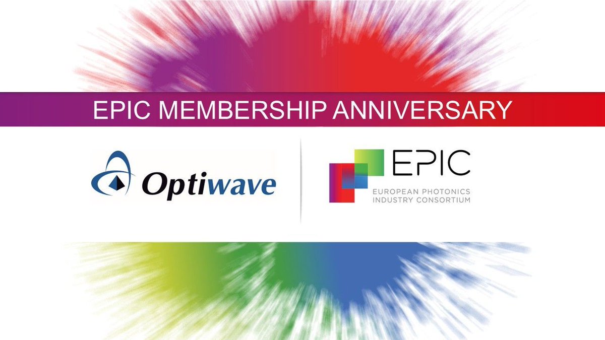 🎉 Celebrating Our EPIC Membership Anniversary! 🎉 We have been a proud member of <a href="/EPIC/">Epic Magazine</a> – EUROPEAN PHOTONICS INDUSTRY CONSORTIUM since 2019! At Optiwave, we have been committed to driving advancements in Photonics Design Simulation for more than 30 years. optiwave.com