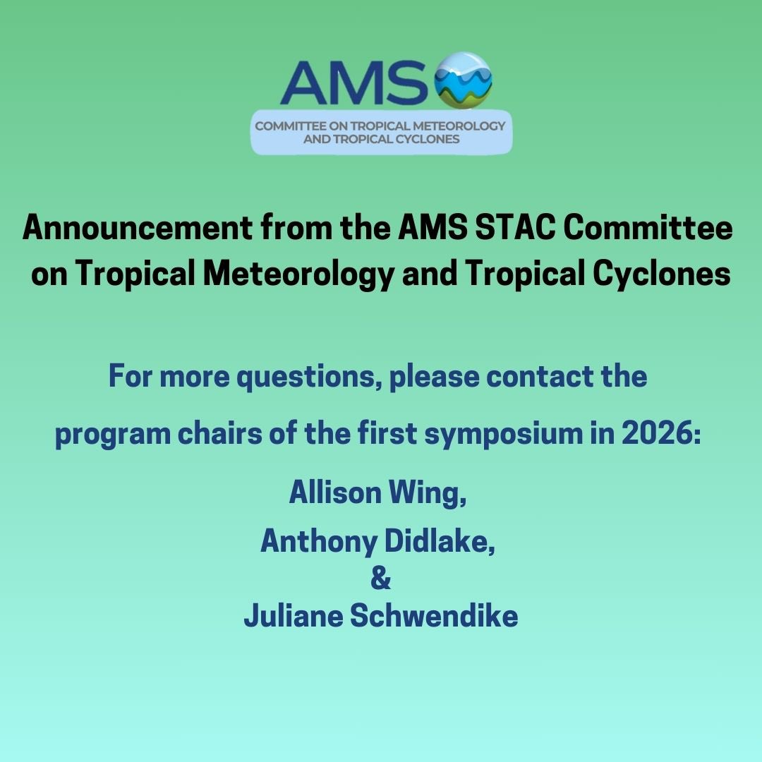 AMS Tropical tweet media