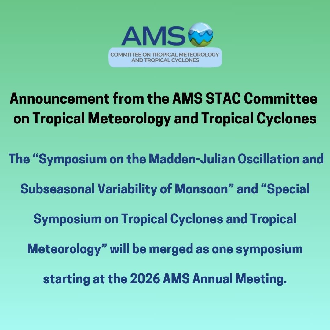AMS Tropical tweet media