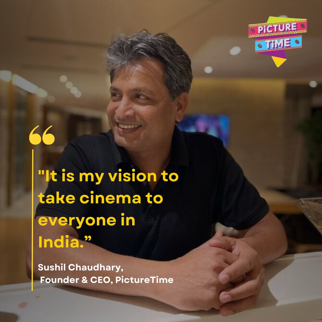 Bringing Cinema Closer to Every Heart in India! Be part of Sushil Chaudhary's vision to revolutionize cinema accessibility and transform entertainment across the nation.

Partner with us today!
.
.
.
.
#CinemaForAll #AccessibleCinema #PictureTimeInnovation #RedefiningCinema