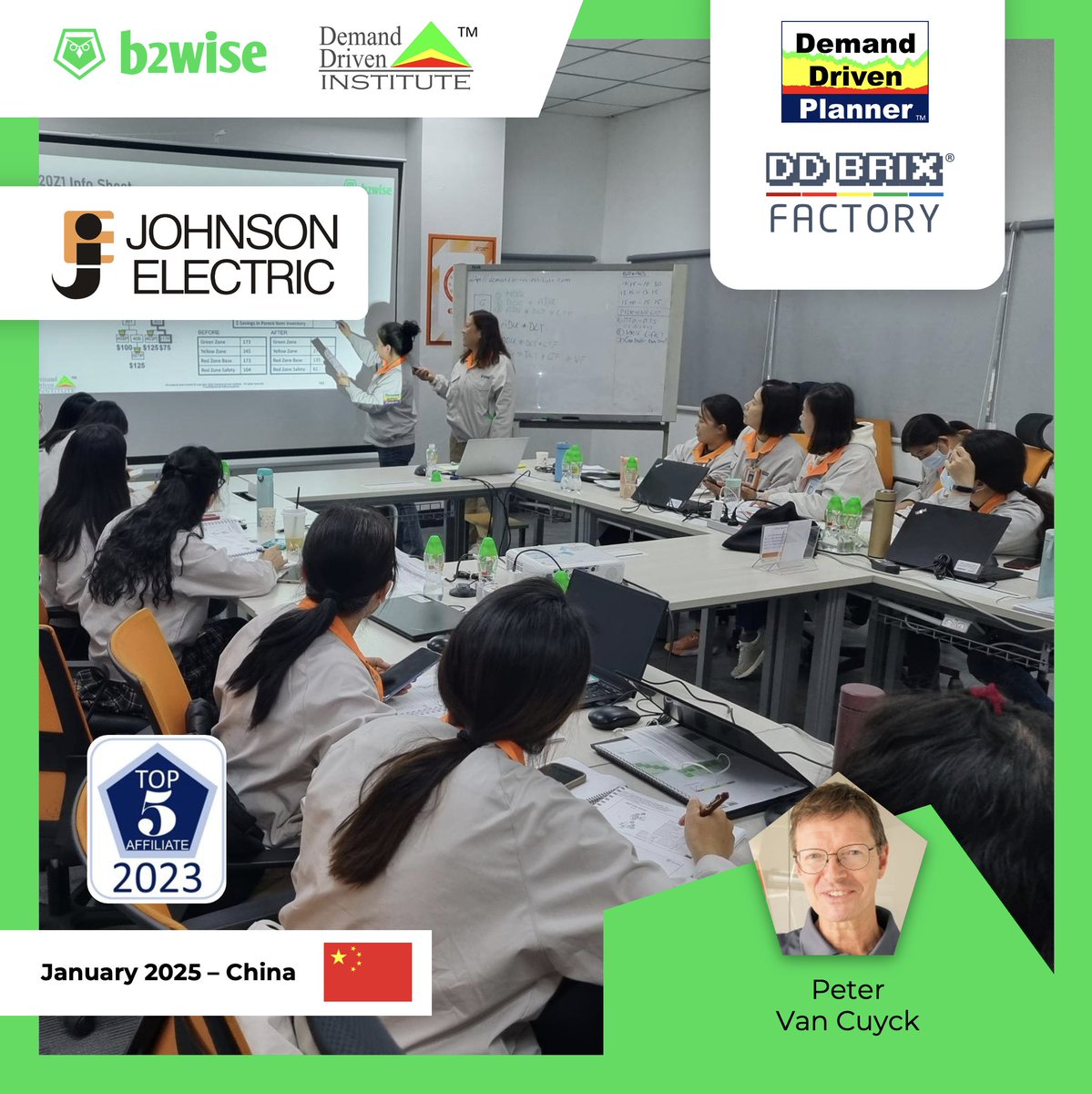 Demand Driven Inst (@ddinstitute) on Twitter photo #ddiinstructor Peter van Cuyck leads a Demand Driven Planner (DDP) program with the #DDBrix simulation for personnel at Johnson Electric in China. #DemandDriven #DDMRP #DDDRP #thoughtware #SupplyChainResilience <a href="/b2wiseglobal/">b2wise</a> #ddiinstructor Peter van Cuyck leads a Demand Driven Planner (DDP) program with the #DDBrix simulation for personnel at Johnson Electric in China. #DemandDriven #DDMRP #DDDRP #thoughtware #SupplyChainResilience <a href="/b2wiseglobal/">b2wise</a>